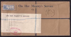 GB 1965 QE2 Envelope O.H.M.S used ( A353 )