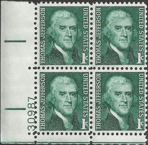 # 1278 MINT NEVER HINGED ( MNH ) THOMAS JEFFERSON