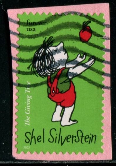 5683 US (58c) Shel Silverstein SA, used on paper