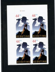 US  4472   Scouting 44c - Plate Block of 4 - MNH - 2010 - V111111  UL