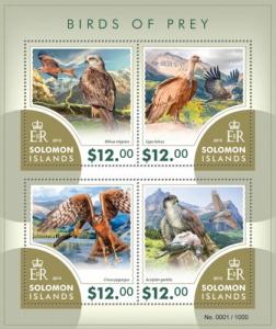 SOLOMON ISLANDS 2015 SHEET BIRDS OF PREY slm15411a