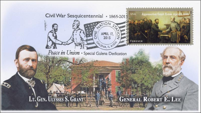 2015, Civil War, Peace in Union, Sesquicentennial, Grant, Lee, 15-096