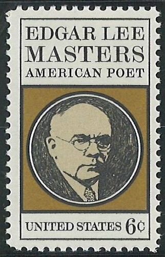 Scott: 1405 United States - Edgar Lee Masters - MNH