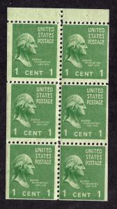 804b Mint,OG,NH... Booklet Pane... SCV $2.00