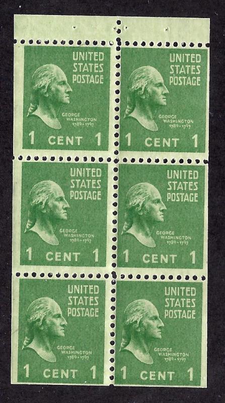 804b Mint,OG,NH... Booklet Pane... SCV $2.00