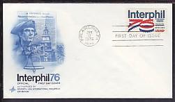 US Interphil 1976 Artcraft U/A FDC BIN