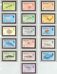 British Antarctic Territory #102-116 Mint (NH) Single (Complete Set)