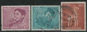 India Scott # 292 - 294, used