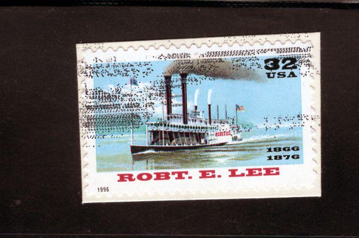 3091 Riverboats, used on paper, CV $ .40