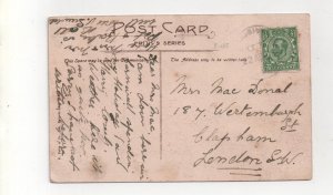 Cornwall Postal History - Bude Skelton postmark, Bude Chapel Rock postcard