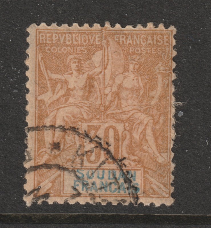 French Sudan a used 30c from 1894