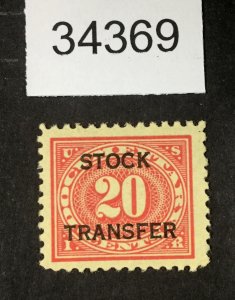 MOMEN: US STAMPS #RD6 MINT OG NH LOT #34369