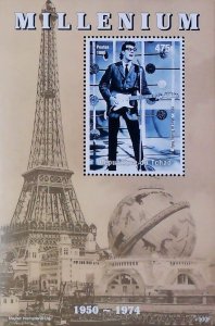 BUDDY HOLLY POP ROCKABILLY ROCK AND ROLL MUSIC GUITARIST 1999 MNH** Sheet LX78-