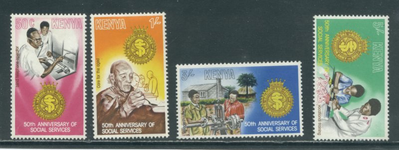 Kenya 146-9  MH cgs