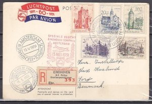 Netherlands, Scott cat. B224-B228. Castles issue. First Day Cover. ^