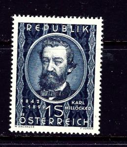 Austria 562 MNH 1949 Karl Millocker