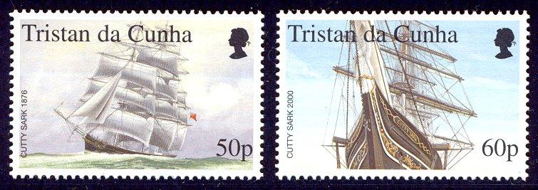 HALF-CAT BRITISH SALE: TRISTAN da CUNHA #659-62 Mint NH