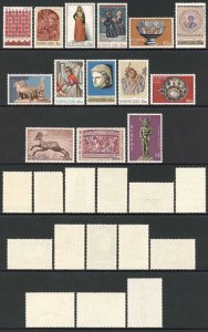 Cyprus SG358/71 Set of 14 U/M