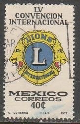 MEXICO 1040, 55th Lions International Convention. Used. VF. (1010)