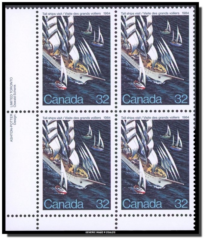 Canada - 1012 PB LL MNH - Tall Ships Regatta (1984) 32¢