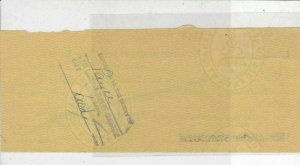 Canada Stamp 1939 Bank of Commerce to Municipality of Snipe Lake Cheque Ref26553