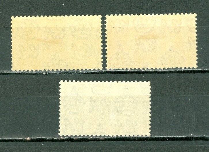 NEWFOUNDLAND 1937 #230-32 SET MINT NO THINS