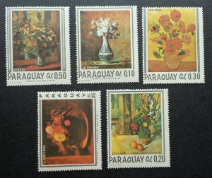 Paraguay Flower Painting 1967 Art Flora Plant (stamp) MNH