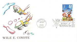 #3391 Wile Coyote - Roadrunner Wilson FDC