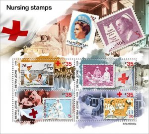 SIERRA LEONE - 2023 - Nursing Stamps - Perf Souv Sheet - Mint Never Hinged