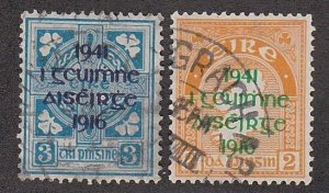 Ireland # 118-119, Overprinted Stamps, Used, 1/2 Cat.