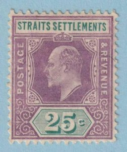 STRAITS SETTLEMENTS 117  MINT HINGED OG * NO FAULTS EXTRA FINE! - PUJ