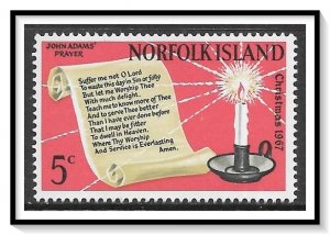 Norfolk Island #115 Christmas MNH