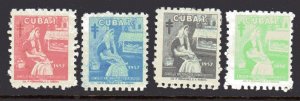 Cuba RA35 -38 Mint Never Hinged F983