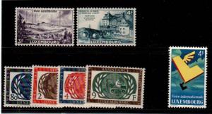 Luxembourg Scott 293-4,299,306-9 Mint NH (Catalog Value $30.75)