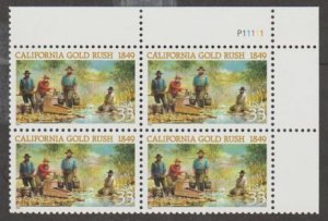 U.S. Scott #3316 California Gold Rush Stamp - Mint NH Plate Block