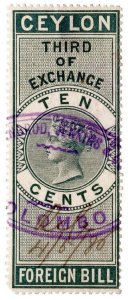 (I.B) Ceylon Revenue : Foreign Bill 10c (Third)