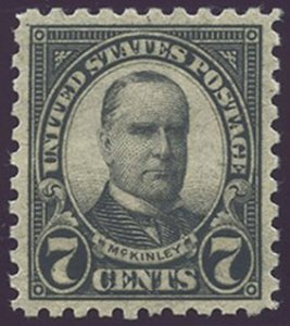 US Scott #588 Mint, XF/S, NH