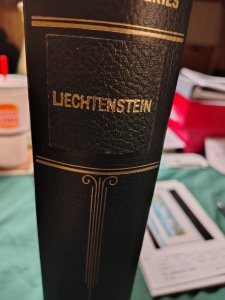 Scott's speciality( Liechtenstein album ) with some clear mounts no stamps