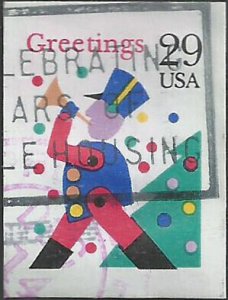 # 2800 USED TOY SOLDIER BLOWING HORN    