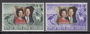 British Indian Ocean Territory 48-49 MNH VF