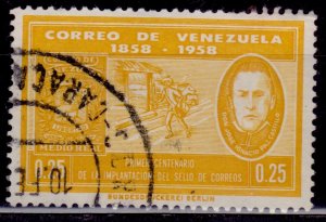 Venezuela, 1959, First Postage Stamp - Gen. Paz Castillo, SW#1312, used