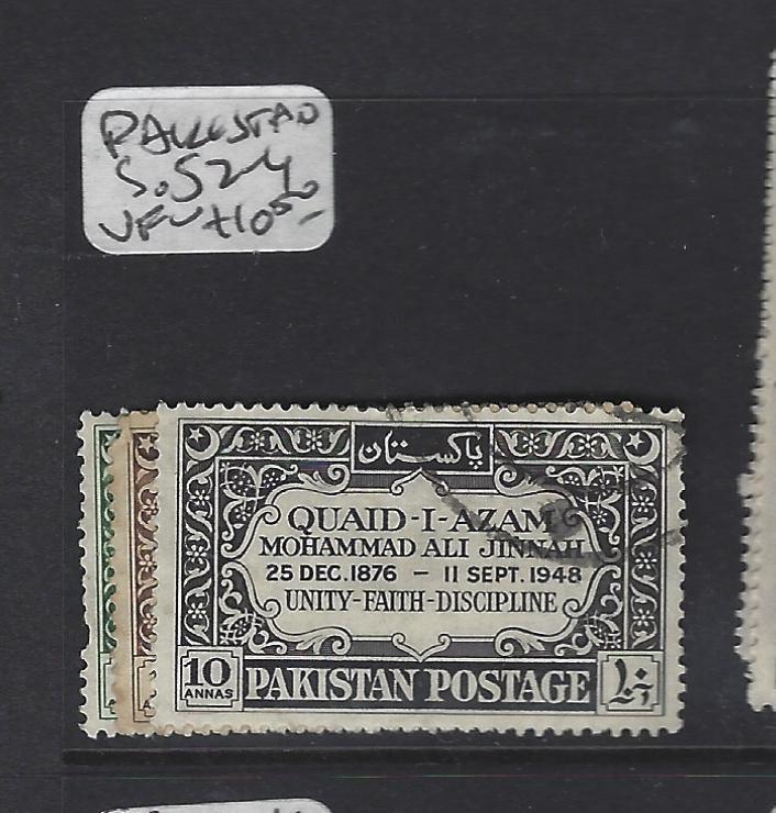 PAKISTAN (PP3007B)  JINNAH   SG 52-4   VFU