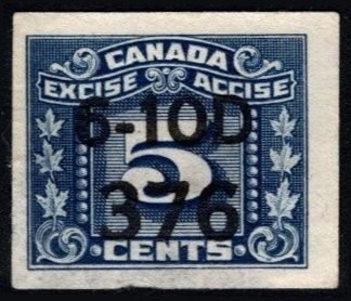 Selection Canada Revenues Excise Taxes Playing Cards Set/10 Mixed Condition