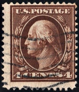 SC#377 4¢ Washington (1911) Used