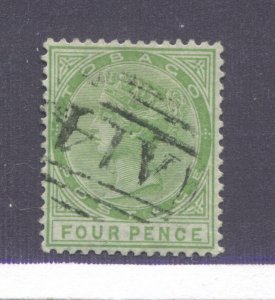 Tobago QV 1880 4d used
