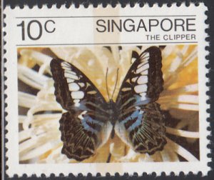 Singapore 1982 MNH Sc #387 10c The Clipper Butterflies