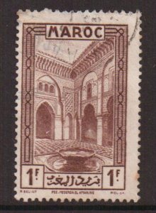 French Morocco   #139   used  1933   Court at Fez  1fr