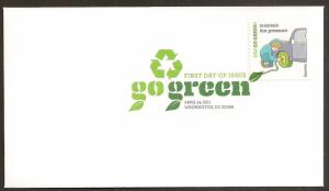 US 4524p Go Green Maintain Tire Pressure DCP FDC 2011