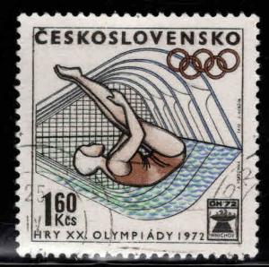 Czechoslovakia Scott 1814 Used CTO Olympic stamp