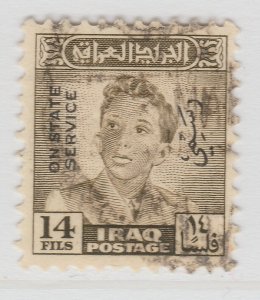 Iraq 1949-51 Official Overprinted 14f Used Stamp A22P1F7597-